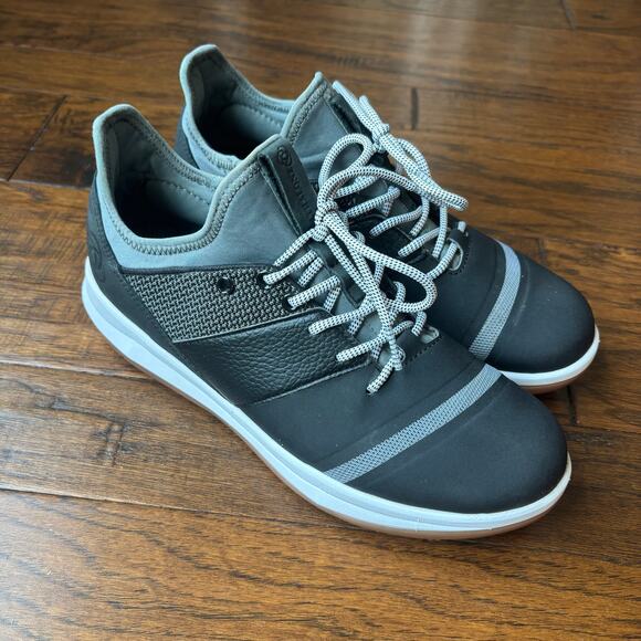 Athalonz Men’s Enve Spike-less Golf Shoe Black Steel Gray Sz 9 - Picture 1 of 11